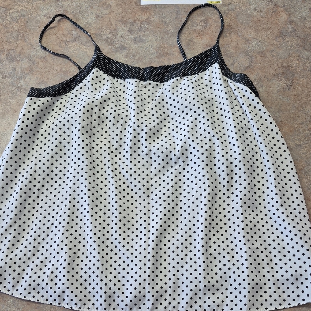 Polka Dot Spaghetti Strap Top
